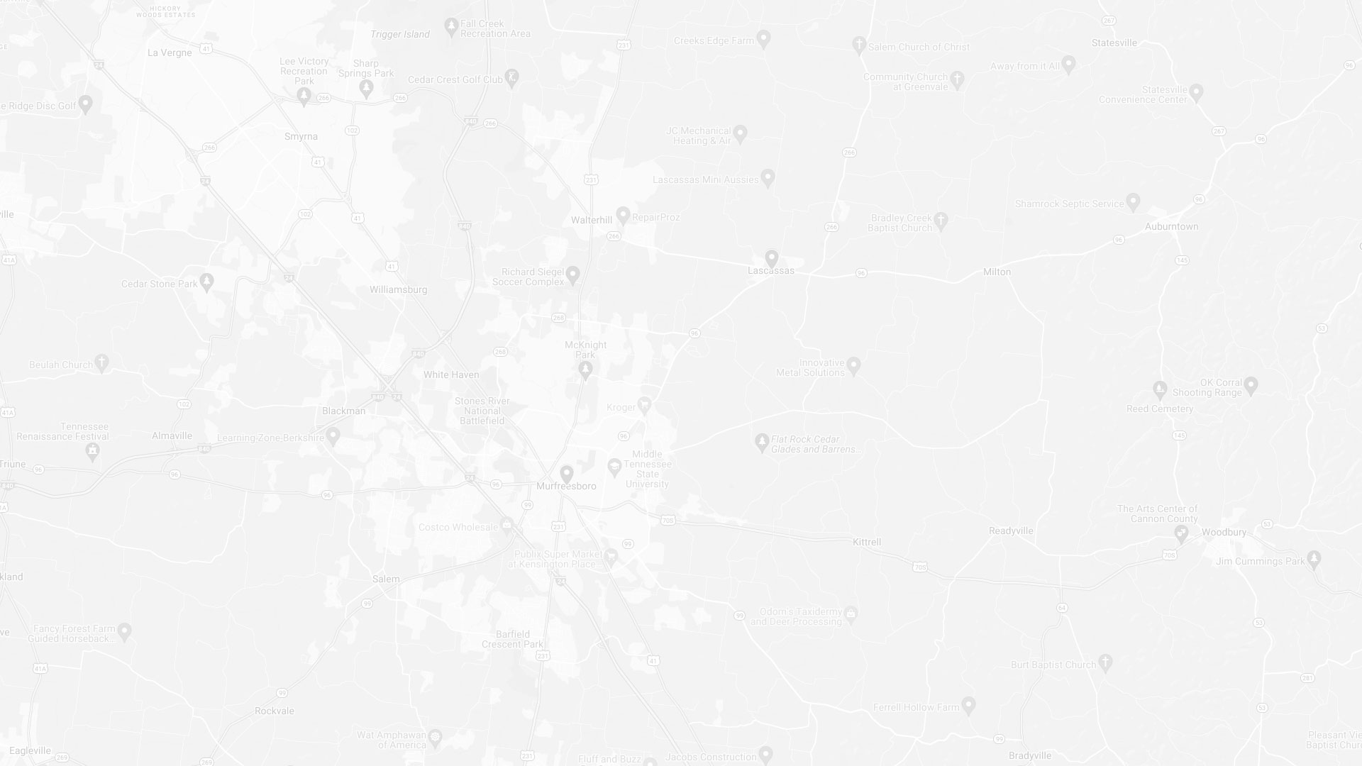 Cities We Service